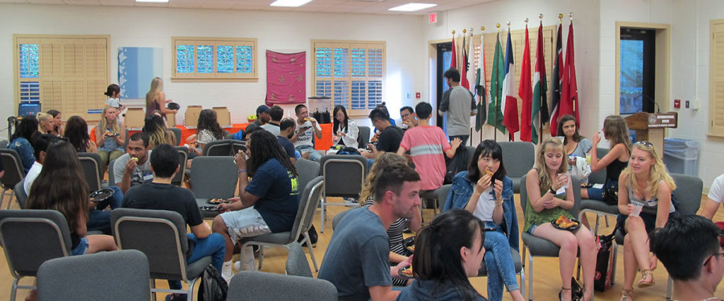 Language practice event